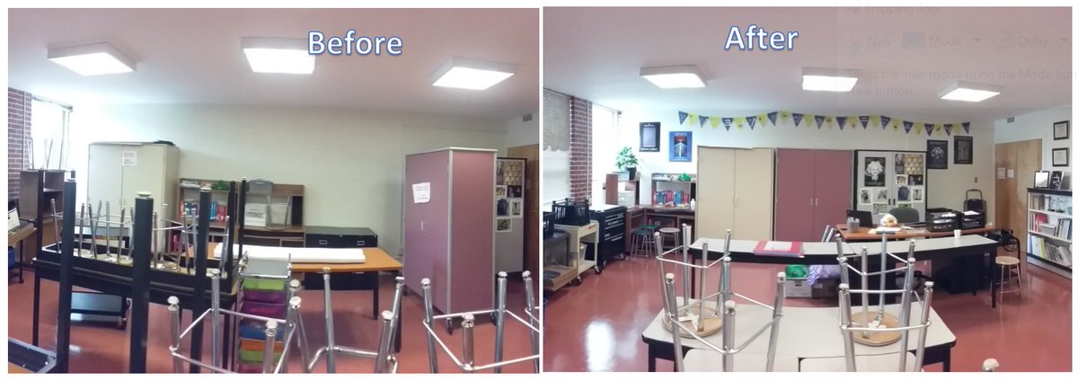 SRMS_Science's tweet photo. #Backtoschool tomorrow! Not quite perfect, but ready enough for the 1st day. #TeacherLife #classroomsetup2017 #middleschool #science https://t.co/3UccqJ4xUo