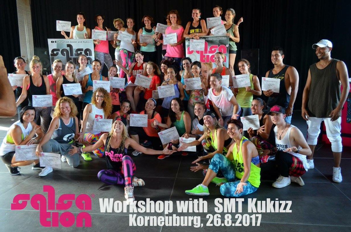 kukizzsalsation's tweet photo. SALSATION® Workshop in KORNEUBURG AUSTRIA 26.08.2017 🤗 https://t.co/33iCBDNfi9