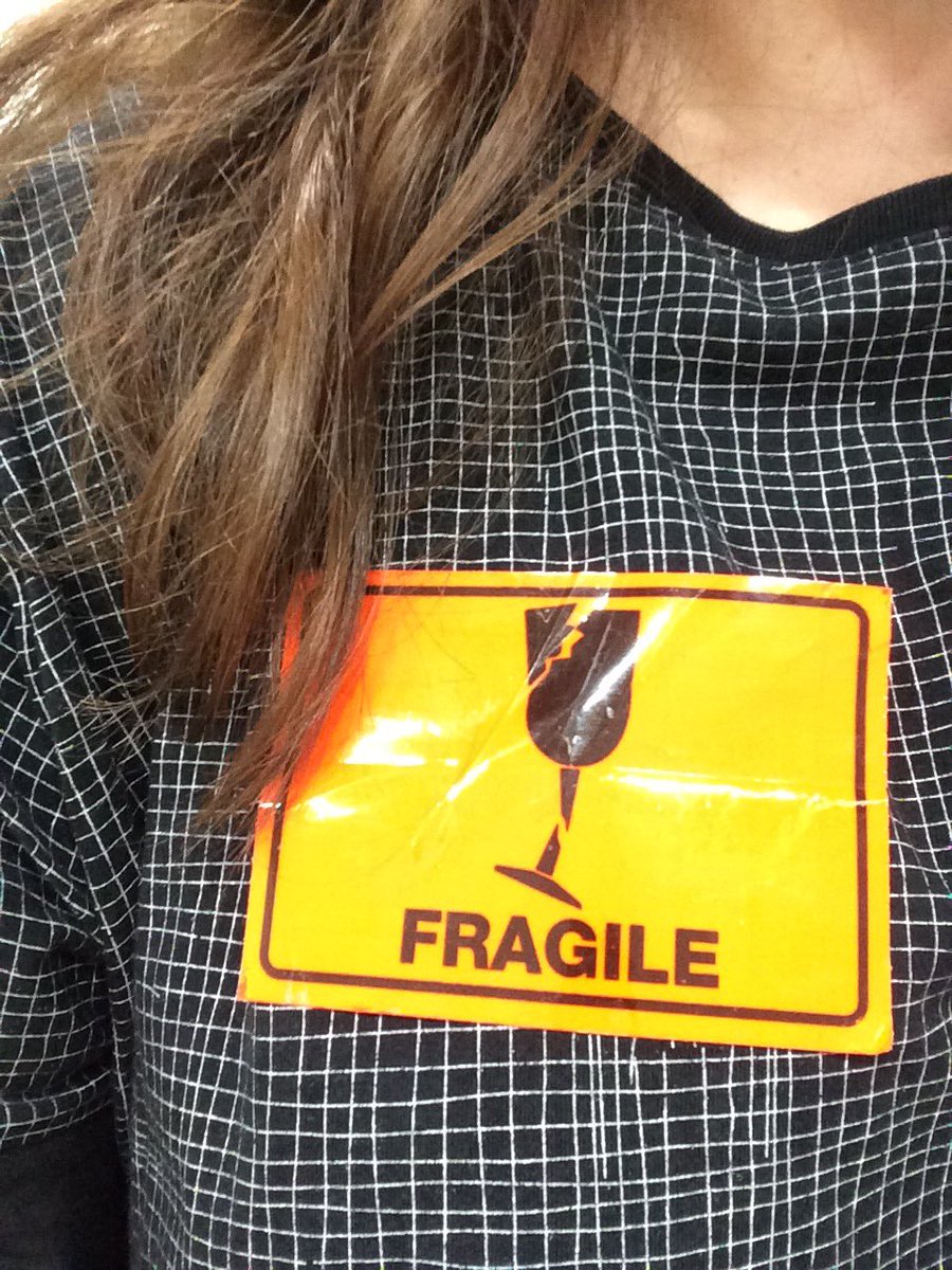 When you are sick and installing an exhibition