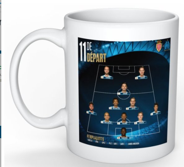 SeriousCharly's tweet photo. Bon, eh bien tirage au sort mardi soir parmi les followers qui auront RT pour gagner ce magnifique mug avec le 11 de l'OM face à Monaco 👍 https://t.co/tyQtFT0uM5