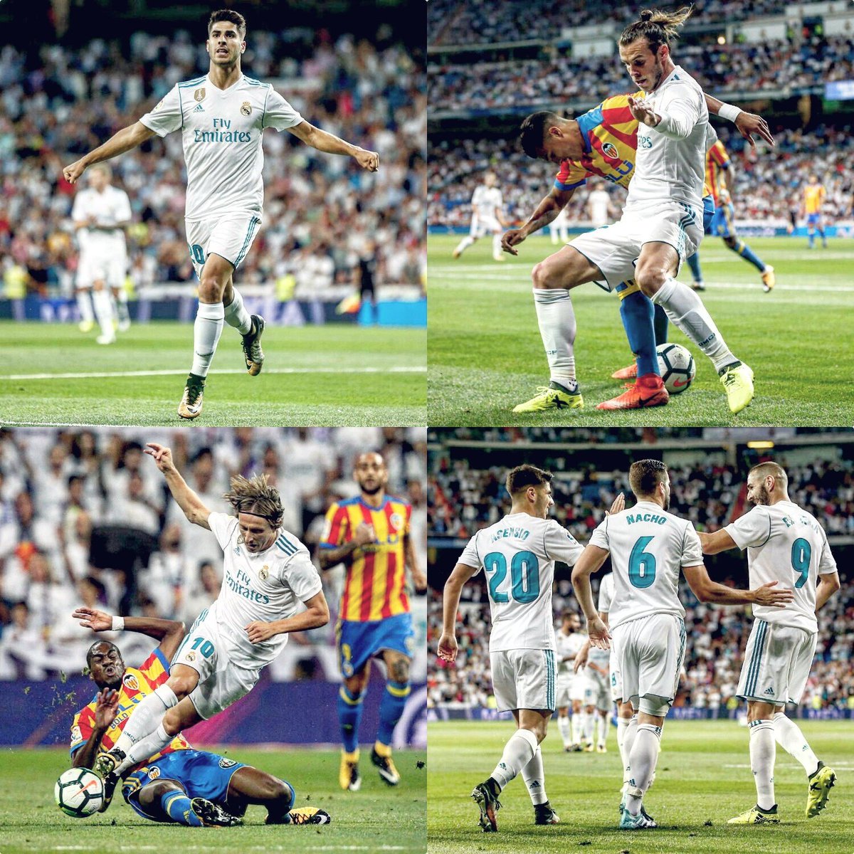 Halamadridstore's tweet photo. FT: Real Madrid 2 - 2 Valencia

⚽ Marco Asensio 10'
⚽ Soler 18'
⚽ Kondogbia 77'
⚽ Marco Asensio 83'

#Halamadrid #RealMadrid #RMLiga https://t.co/wMVg5Z7vVB