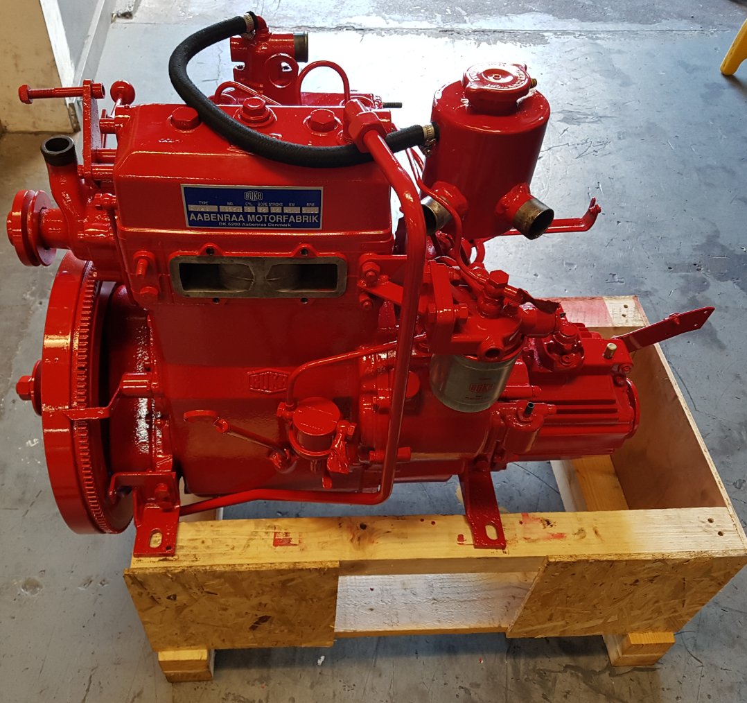 Bukh DV29, serviced and painted ready for life boat.