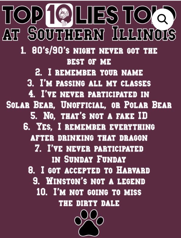 tenliestold's tweet photo. Lie #2: "I remember your name"
I'm sure a few of y'all forgot the guy/girls name you took home this weekend. If it's the truth buy a shirt!! https://t.co/JUEUcTRBKi