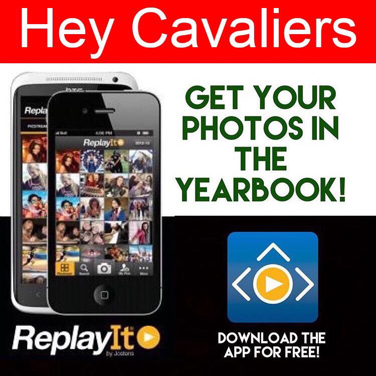 Download the Replayit app &amp; make sure you submit your photos for the chance to be included in the yearbook!!! Available on iOS and Android!