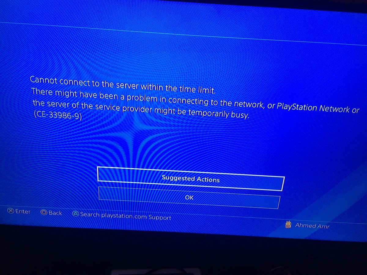 Ask Playstation V Twitter Here To Assist Troubleshooting Steps For The Error Ce 33986 9 Are Available Here Https T Co Vlsvwb8pzs