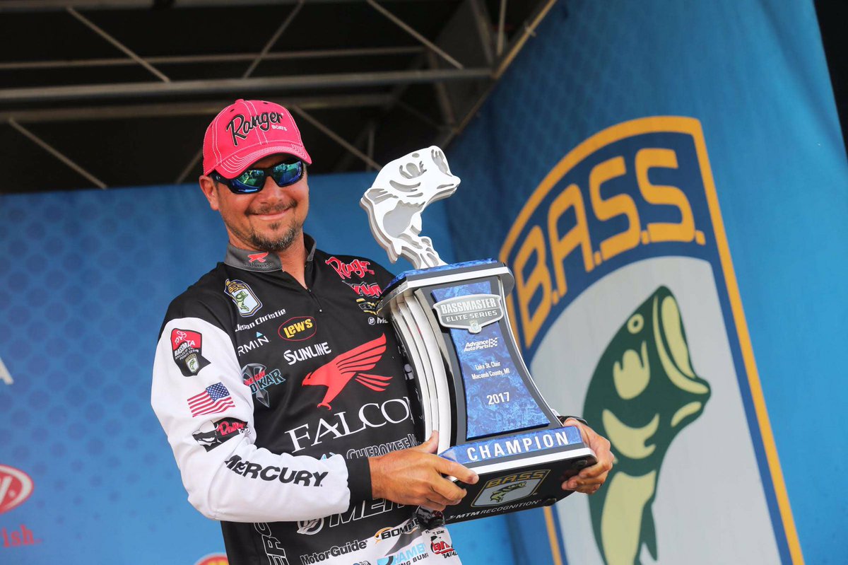 Congrats to <a href="/christiefishing/">Jason Christie</a> on winning the Bassmaster Elite at Lake St. Clair!