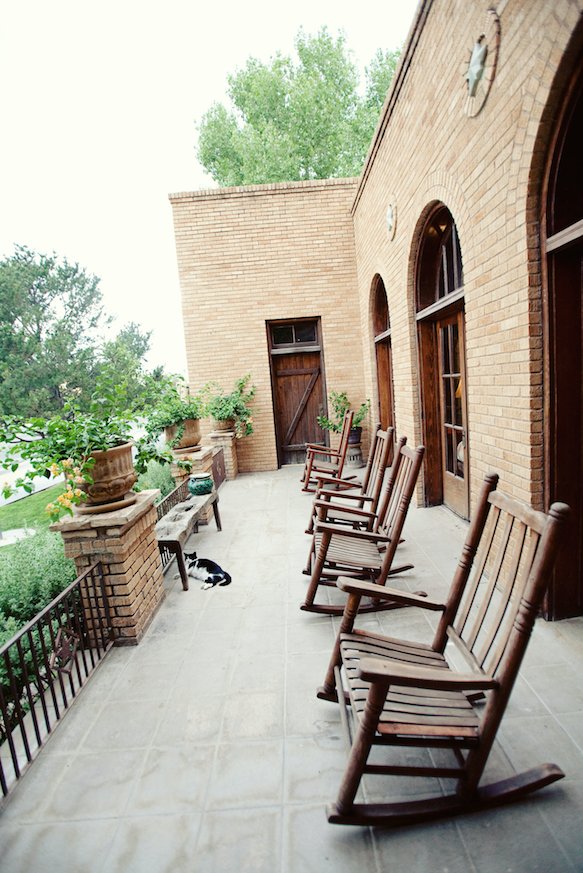 Grab a seat on the front porch. #gagehotel Photo: The Nichols Photography
