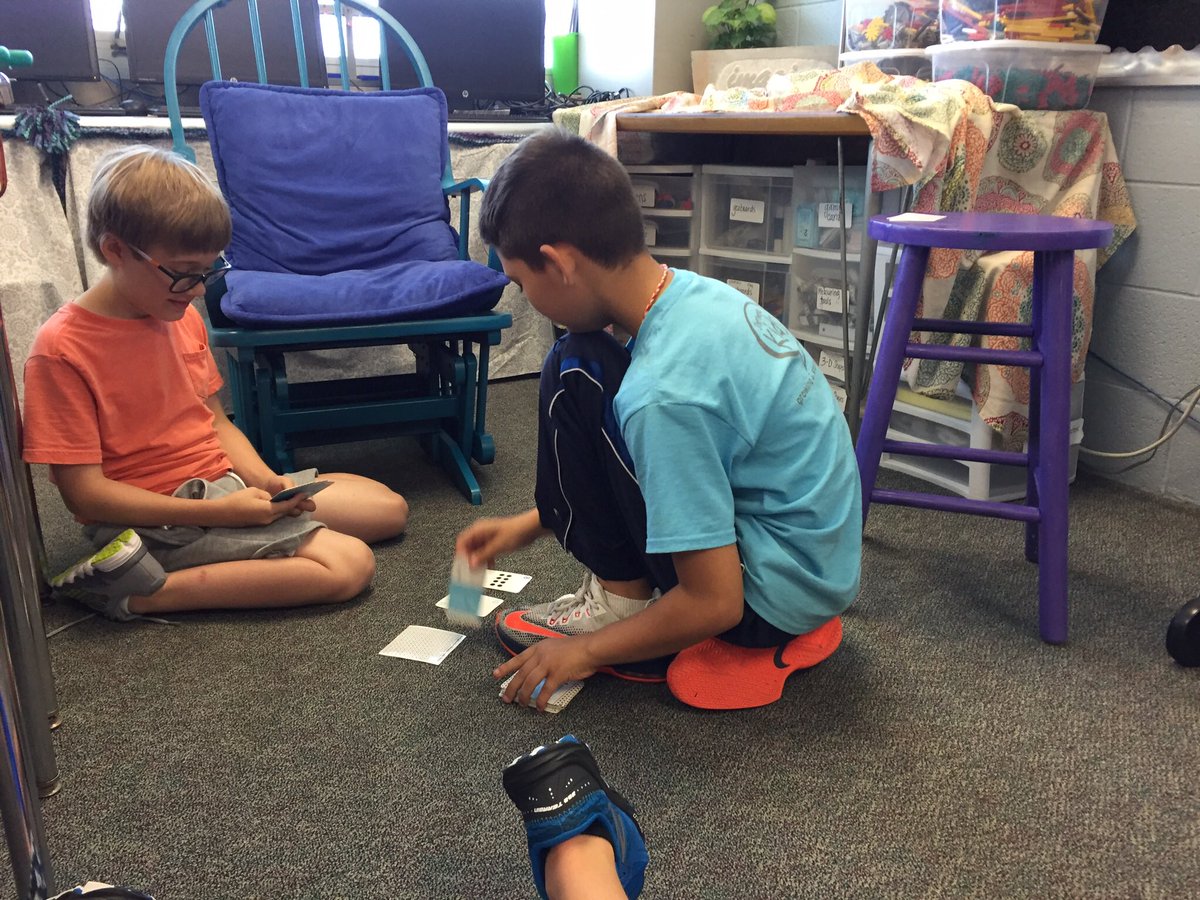 BinfordHatfield's tweet photo. Practicing math calculations and strategies with a math game #NameThatNumber #partners #teamCC @RogBinPTO @BinfordBadgers https://t.co/JvFlAbDRiL