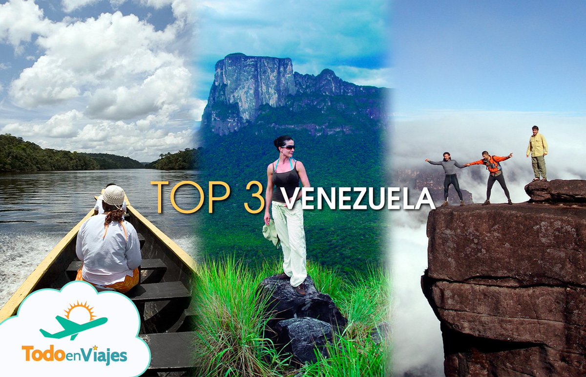 todonviaje's tweet photo. #Venezuela tiene maravillas por explorar y nosotros te presentamos nuestro #Top3 de destinos turísticos 🇻🇪🗺https://t.co/fUob0M6coS https://t.co/nUk7fvplPO