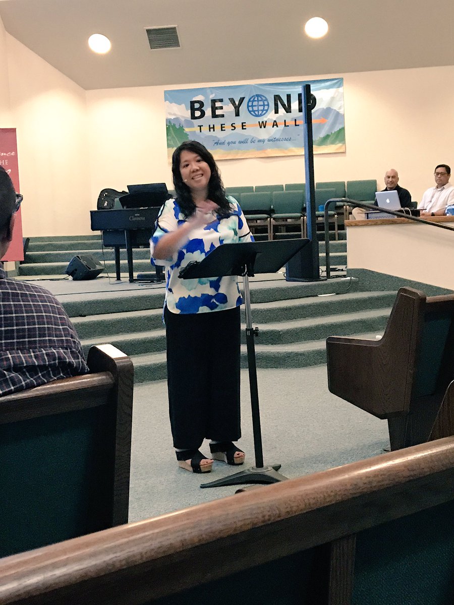 We were so blessed yesterday by a powerful message on stewardship by Cecille Tafalla Dalida.