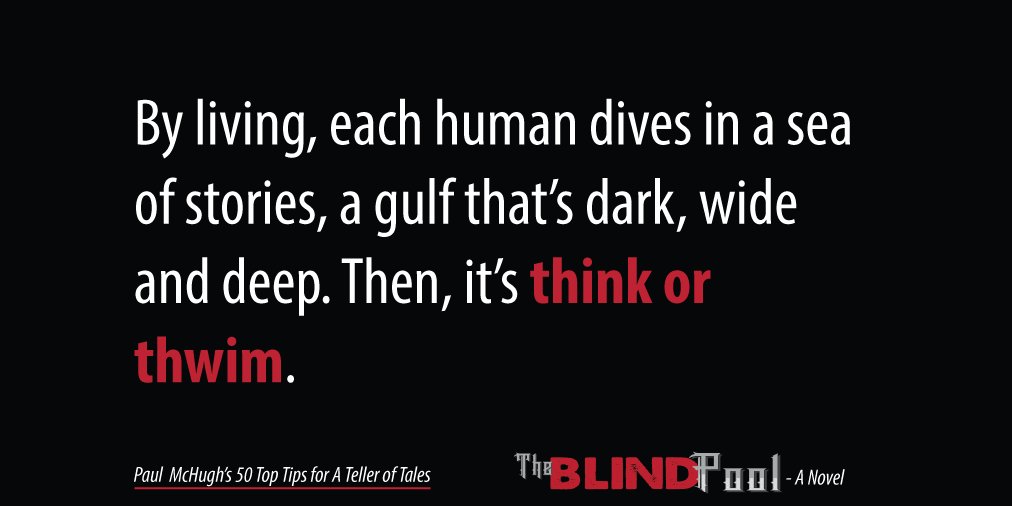 WriterMcHugh's tweet photo. We live immersed in stories. Always! Fiction is just one stratum... https://t.co/cx1ZIRr9kt #TheBlindPool,#ElkHeartBooks,#WriterMcHugh https://t.co/sKV5ppgRJM