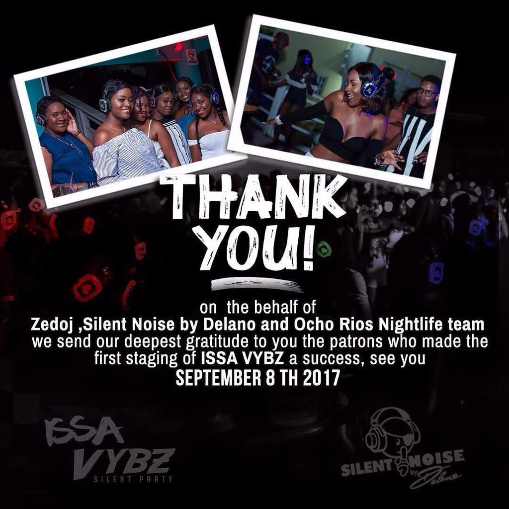 On the behalf of Zedoj, Silent Noise by Delano and Ocho Rios Nightlife team 
We send out our deepest gratitude to … ift.tt/2wBrwMK