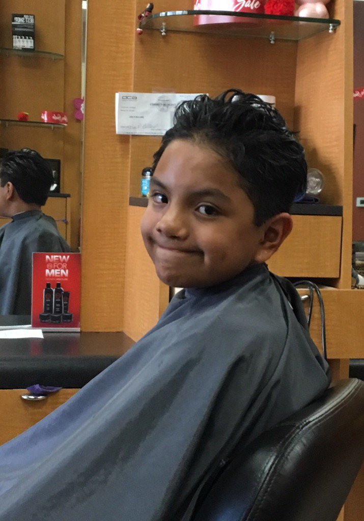 Not #happy with the #haircut! #boys #styling #readyforfifthgrade #swimmer #