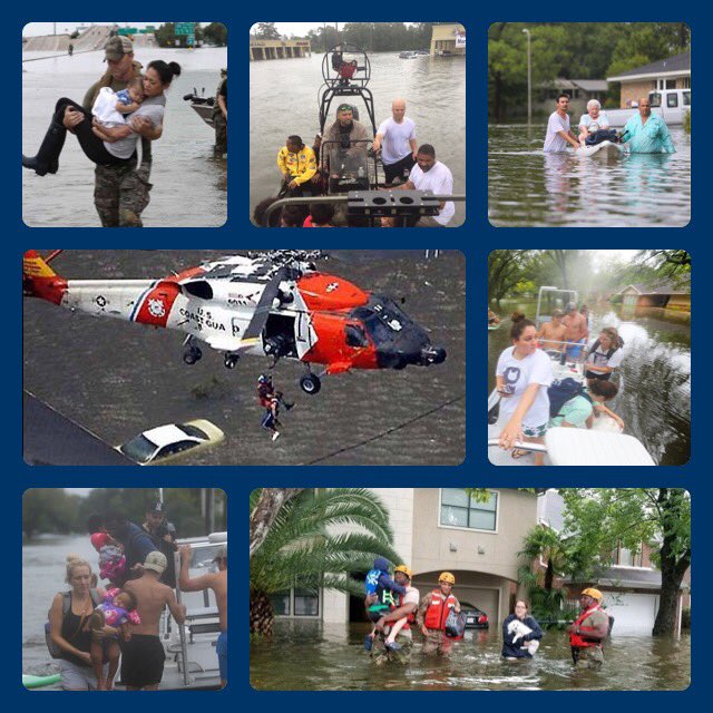 RedRising11's tweet photo. 🙌🏻Despite race, ethnicity, gender, or creed, Human Kindness &amp; Brotherly Love takes precedence 🙌🏻 #Texas #HurricaneHarvey #HoustonStrong 🙏🏻♥️ https://t.co/80Ndfh6mna