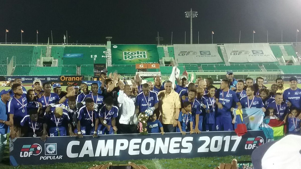 winstoncid's tweet photo. Puerto Plata es el centro del fútbol en estos momentos.. #FinalLDF2017 @FAtlantico CAMPEÓN!!!!! https://t.co/581XCq0yXL