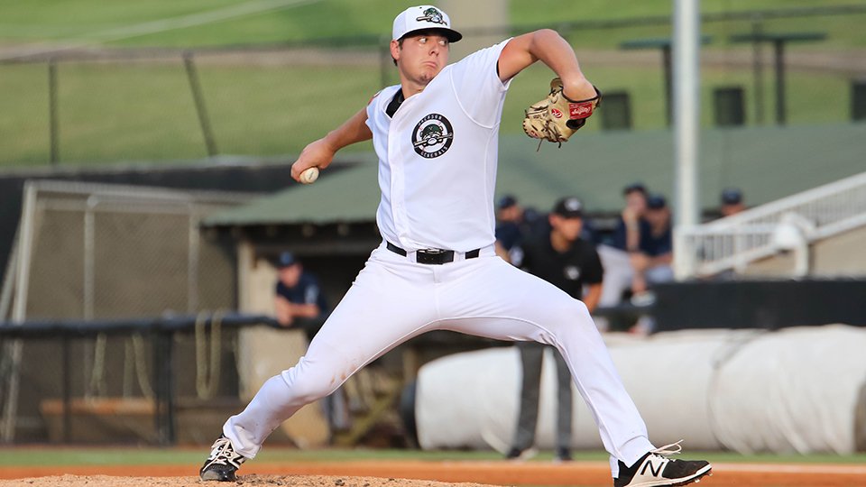 jacksongenerals's tweet photo. BK brought his A game today, taking a no-hitter into the seventh inning! Jackson beat Chattanooga, 3-0. RECAP: https://t.co/IjitqaRWQg https://t.co/RLMHbykFWz