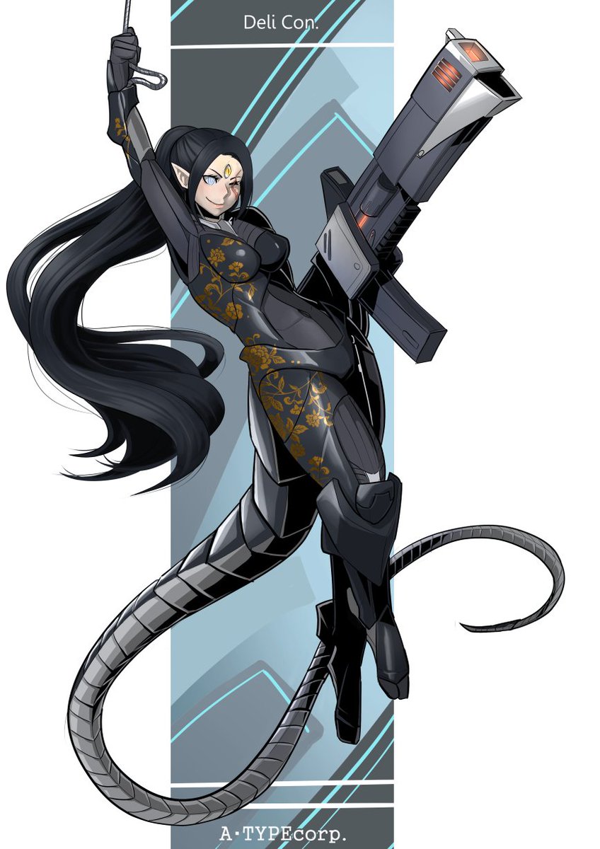 松 A Typecorp キラーズ2巻発売中 背骨の尾てい骨あたりからのガッツリとした移植です 尻尾の裏側に多少の皮膚感覚があります 人間でいうと足の裏に近い感じです