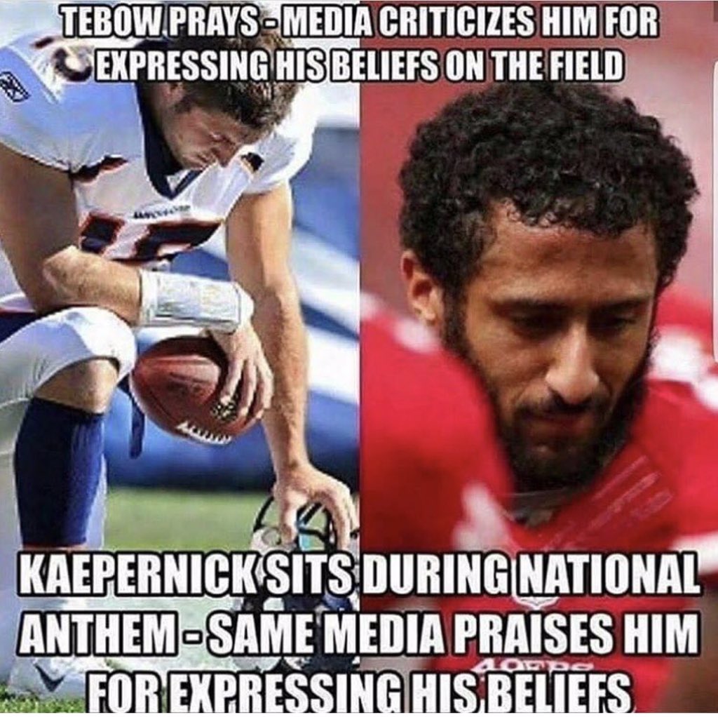 bostonuniv1987's tweet photo. @RavenNightMyst #whiteballing what the NFL owners are doing to Kaepernick! Always need the left to make it racial https://t.co/TgmMtsGgdm