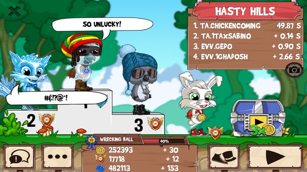 sabino993's tweet photo. Having a blast @ #funrun2 #ChickenCominG #Gedo #1GHAD0SH https://t.co/nPAz6KPGCw