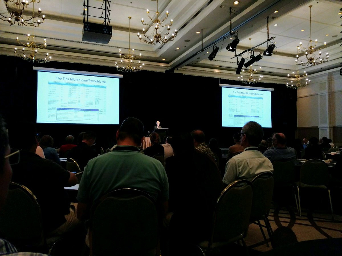tteoh's tweet photo. Catherine Hill on tick-borne pathogens and the future of genomic research on the area #TTP9 #APRC1 @TTP9_APRC1 https://t.co/x74SGIqSSG