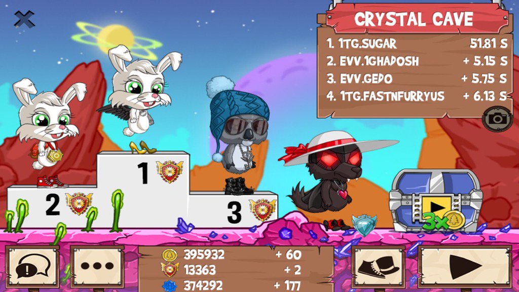 TG_SUGAR's tweet photo. Want to catch an L? #funrun2 #1GHAD0SH #Gedo #FastNFurryus https://t.co/uUX534x01E