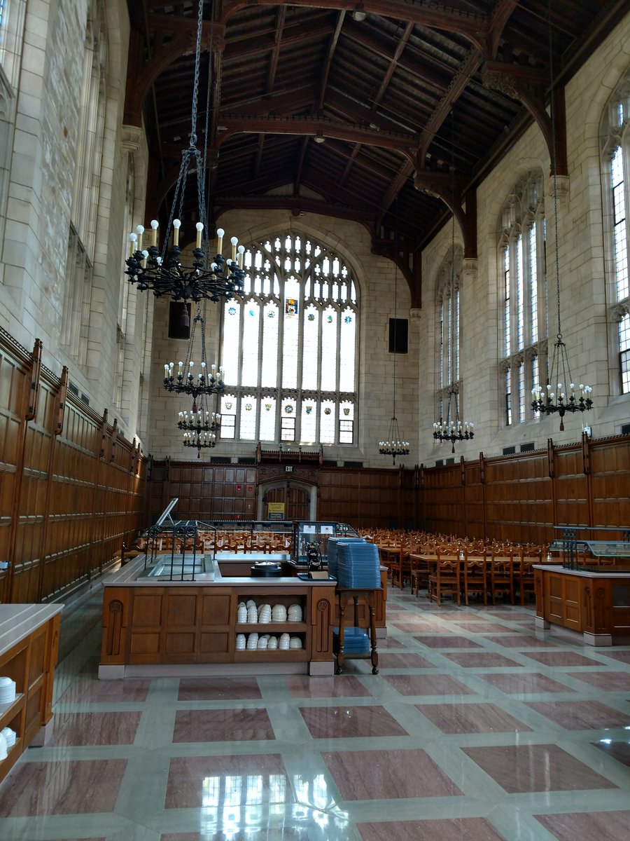 FoxGarrity's tweet image. This is my son's dining hall. I am pretty sure he had to leave from platform 9 3/4 to get there.