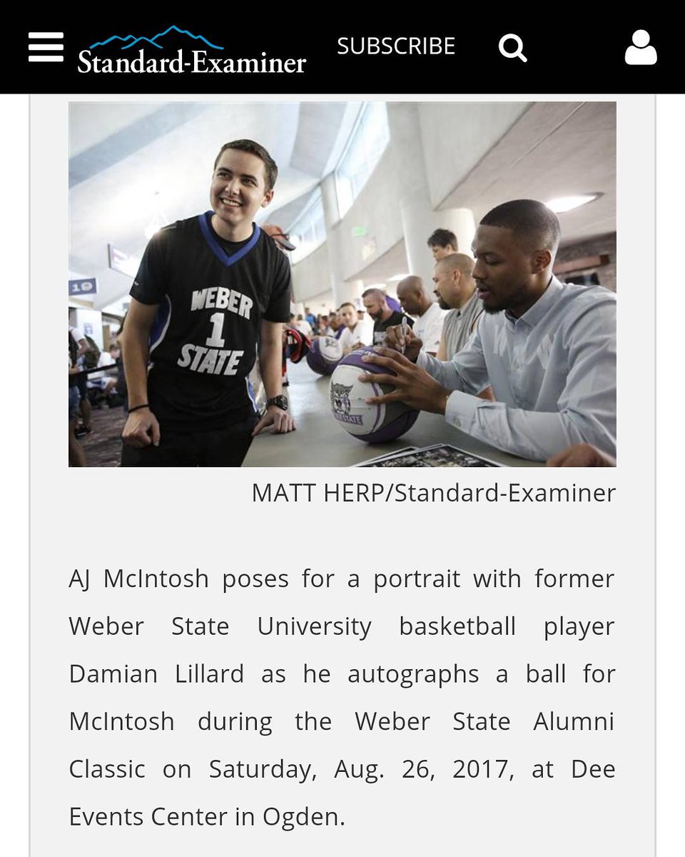 ajmack0_'s tweet photo. I made the front page of the @standardexsport!! I'm so happy! #weberstate #standardexaminer https://t.co/gvNiP04vQl