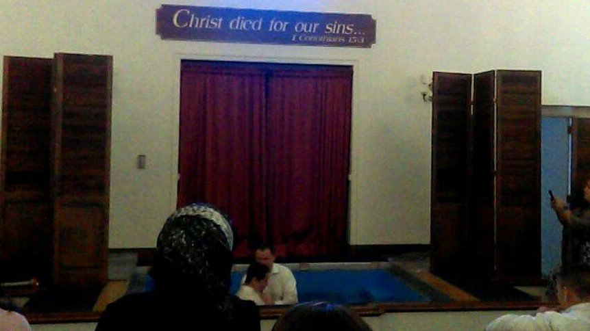 John97Jackson's tweet photo. Earlier today I got the opportunity to publicly share my faith in Jesus Christ as I was baptized. https://t.co/iWbJVSHsY9