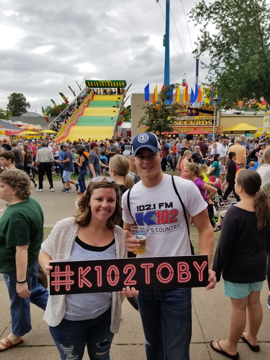 J_Kap5's tweet photo. @K102 Courtesy Of The RED WHITE AND BLUE #K102Toby #GreatMinnesotaGetTogether Would love to meet @TobyKeithMusic before Deployment!!!! https://t.co/Ablxow1ByH