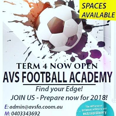 AVSFootball's tweet photo. No football next term.. No worries.  @AVSFootball is open for registrations for next term now https://t.co/egMVa95jTk