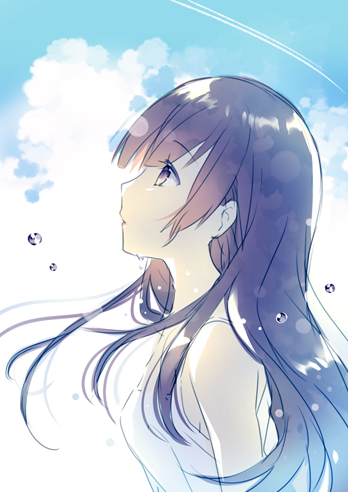「【落描き】夏の終わりを感じる? 」|和錆のイラスト