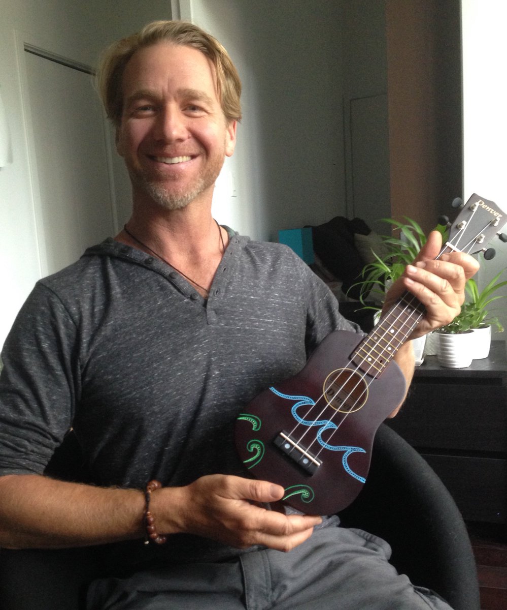 UkuLeeShee's tweet photo. A new member has joined the #ukulele revolution! This custom uke includes a sun, like the logo for https://t.co/EkEmdjKbnj Happy strumming! https://t.co/GdqTKBXMpv