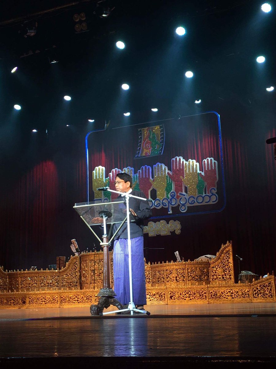 zarganar's tweet photo. Opening ceremony of Myanmar democracy festival was successfully done. https://t.co/XhA3yF9Q4c