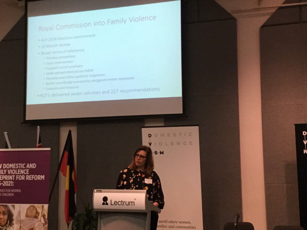 HayleyFoster_'s tweet photo. Alison MacDonald @dvvic takes us through the journey of the #DVRoyalCommission #DVNSW2017 @WESNETAustralia https://t.co/NfUkyQ39hp