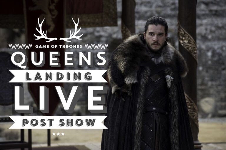 Queens__Landing's tweet photo. #GameOfThronesFinale starts in minutes! Join us after the show for our discussion: https://t.co/SY7KsQTIRX https://t.co/xbi8HEQRmO