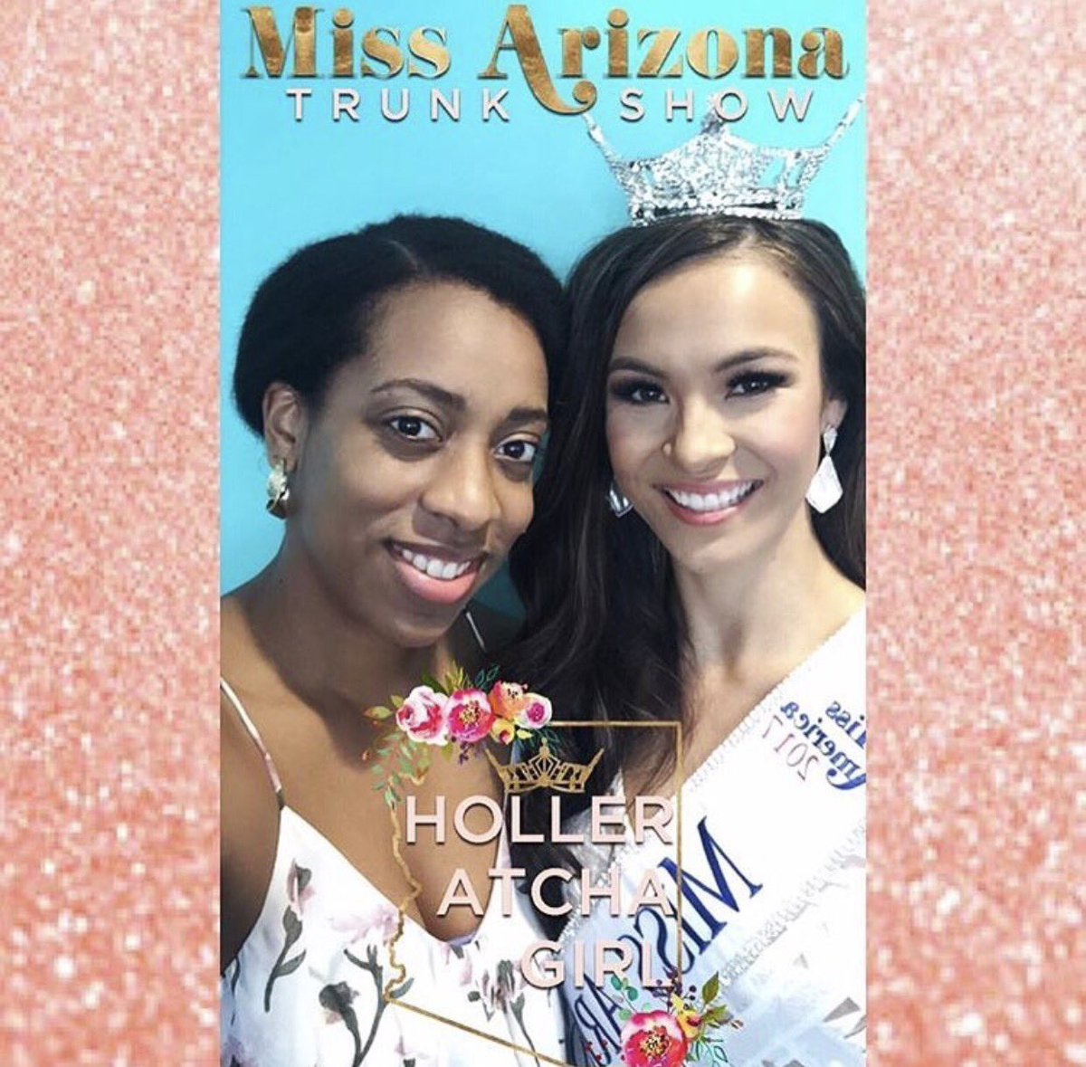 MissAmericaAZ's tweet photo. Magical! TY @OrigamiOwl, @RobertsCatering, #ProEmRentals, #AboveAndBeyondDelivery, @NathalieCompany, @snaptagdesigns, #MissArizona Org! ❤️✨ https://t.co/QMrUWJMlRu