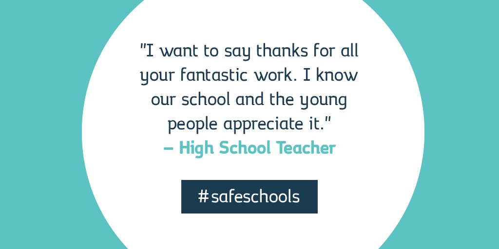 Here's some feedback we thought was worth sharing #SafeSchools