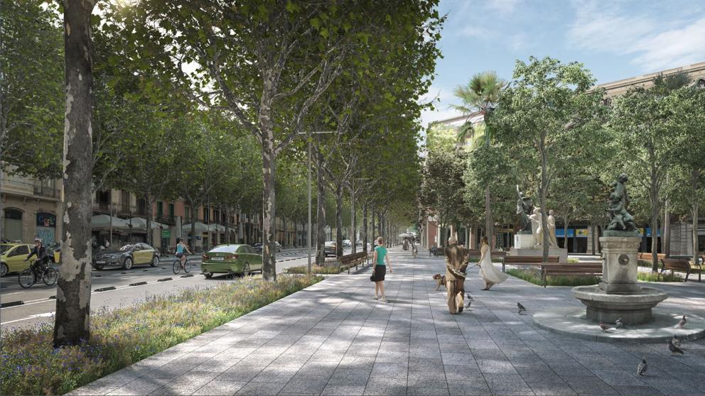 LaVanguardia's tweet photo. Barcelona remodelará toda la Ronda Sant Antoni tras el estreno del mercado https://t.co/dsizuV2uoZ https://t.co/bZcBSvAeX3