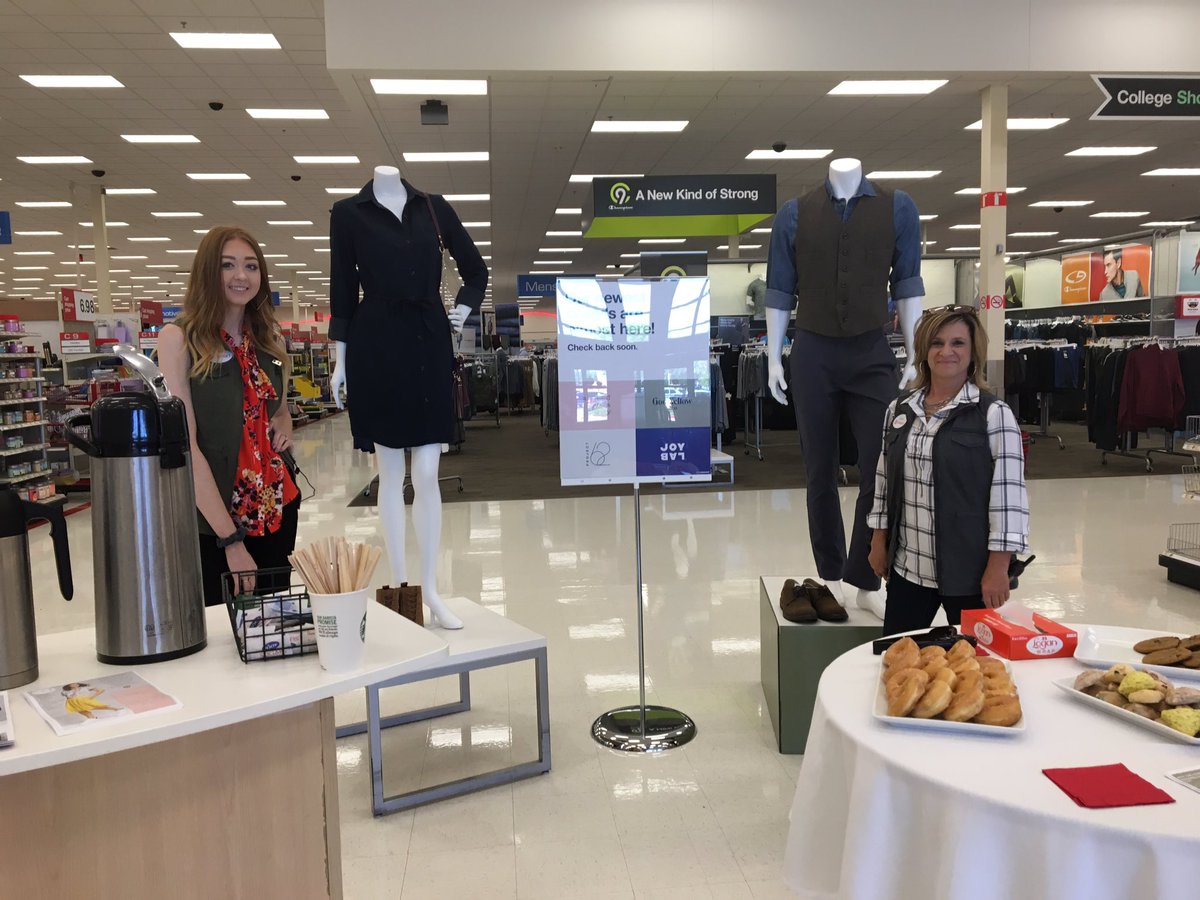 The team was so excited to showcase our new brands today.  Way to go team #anewday #GoodfellowAndCo #edmondsupertarget