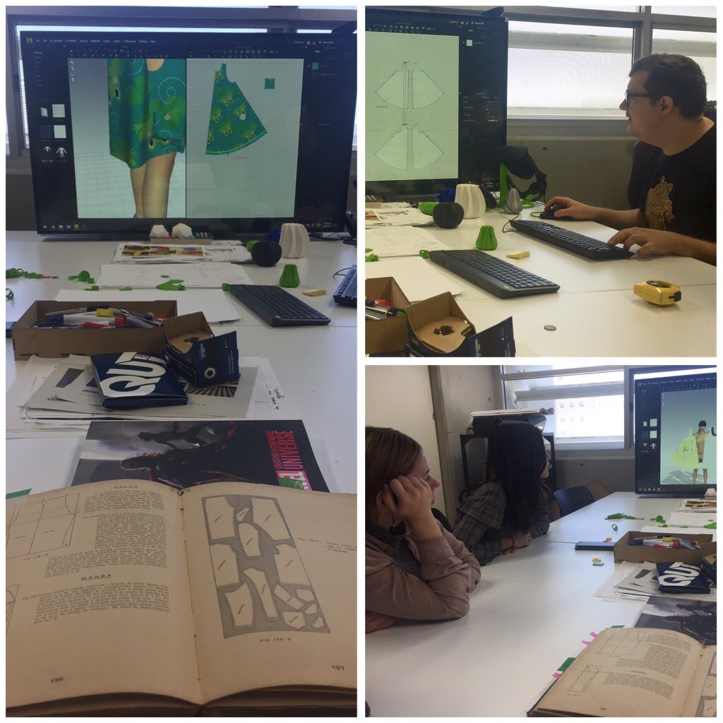 HubGamesAus's tweet image. #QUTFashion 2nd year students Aurelia &amp;amp; Sinead join our team for a new #3DPattern project #VirtualMirror #TrainingDay @QUTdesign #qutcreate