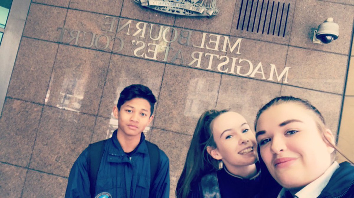 HollyHamill1's tweet photo. At Melbourne's Courthouses @MrSimpsonY9PCC https://t.co/jU4TLlhXpE