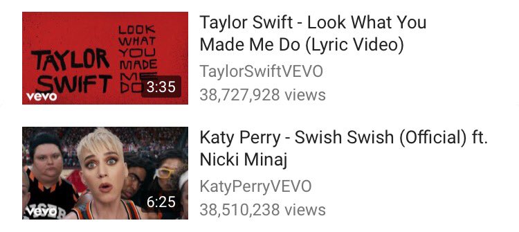 jennamsx's tweet photo. I love when a lyric video has more views than a music video @taylorswift13 #LWYMMDvideo https://t.co/eJmALVQqXs