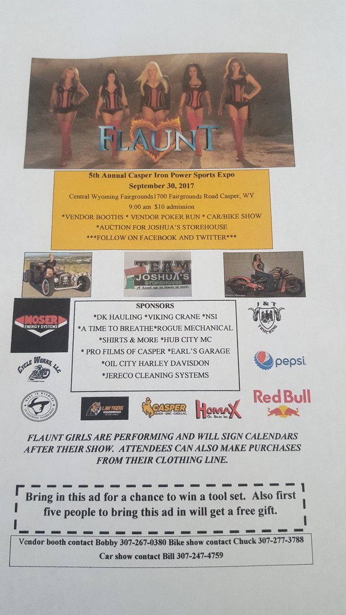 Who is coming to see the Flaunt Girls?