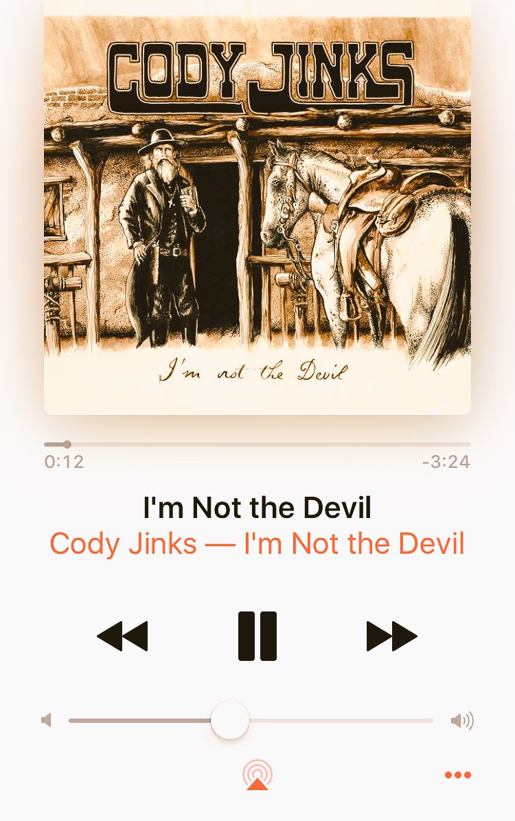 CodyJinksMusic's tweet photo. RT @CarlEppolito: Something about this song, tonight, feels right @CodyJinksMusic #ImNotTheDevil https://t.co/Nt1DpvBHcm