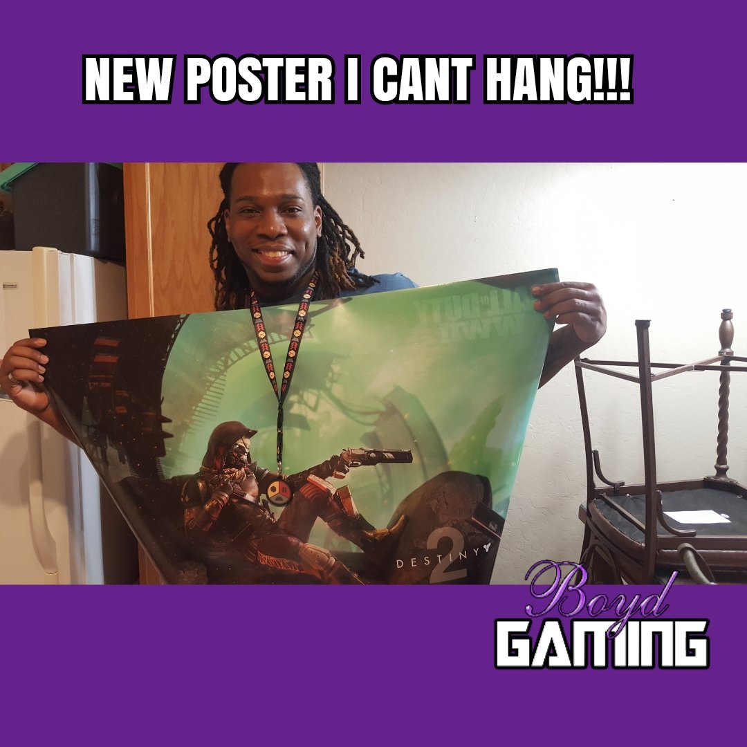 BoydFilms's tweet photo. gf wont let me hang anyπ. #streaming @DestinyTheGame #Destiny2 on #YouTube & #twitch when it releases. follow/sub! #boydgaming #boydtrinity https://t.co/T6WYPoooE6