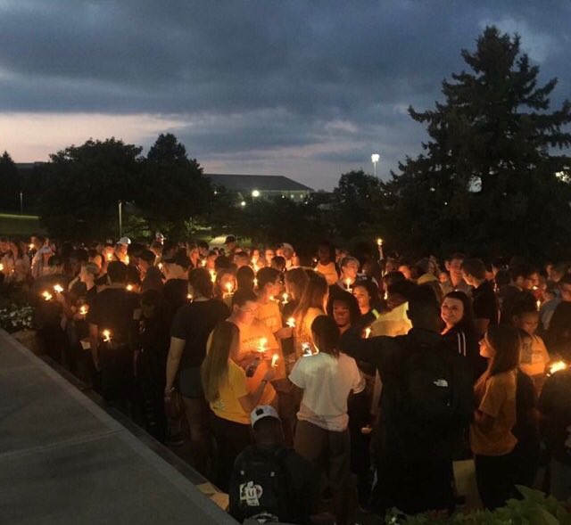 NewGriffs's tweet photo. Congratulations to the @MissouriWestern Class of 2021, our Class of Freedom! Our inaugural candle lighting ceremony was a success! #ItWasLit https://t.co/uDa4U3kSqg