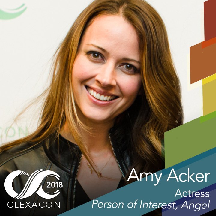 ClexaCon's tweet photo. We wanted her to come back for #ClexaCon2018 and she loved meeting you so much we didn’t need to ask twice. Please welcome back @AmyAcker! https://t.co/LZhM9x3aCp