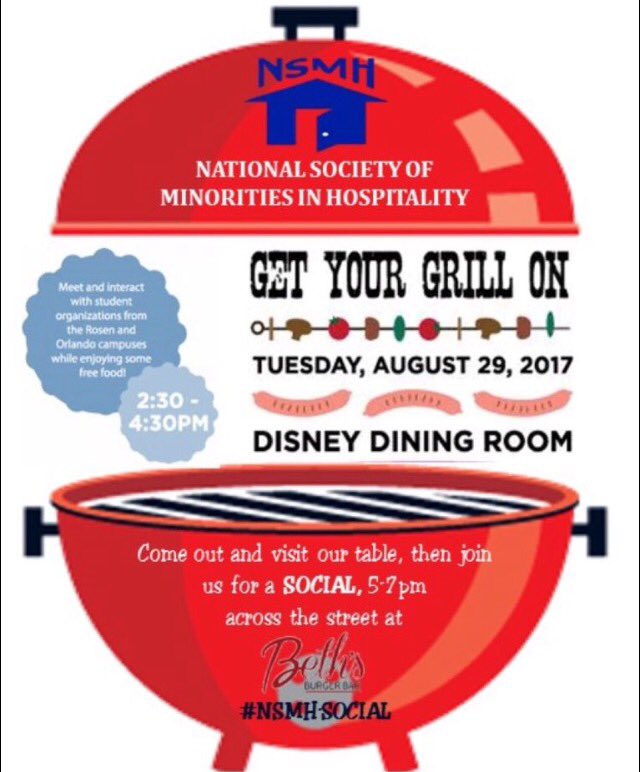 NSMHUCF's tweet photo. Get your grill on is back! Come by and visit our table, then join us after for a social #nsmhUCF #socialevent #come https://t.co/VtzEkgjxku