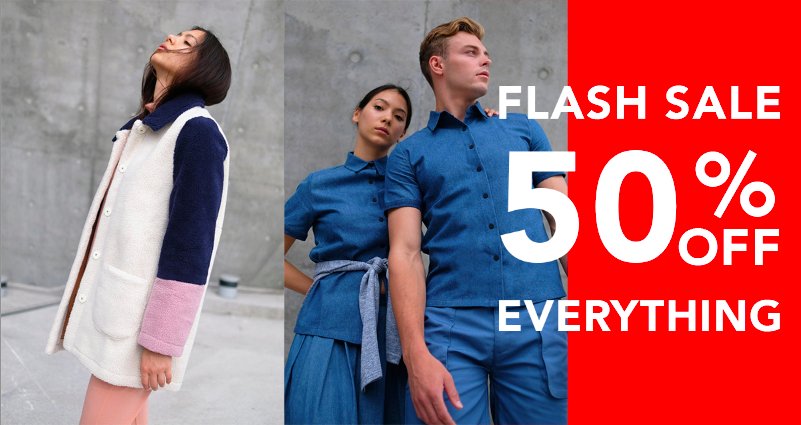 acfclothing's tweet photo. Shop 50% OFF EVERYTHING on the A.C.F Website! - https://t.co/FSqZQckenk #sale #fashionsale #promotion #discount #couponcode #vouchercode https://t.co/tzhZEtPIcK