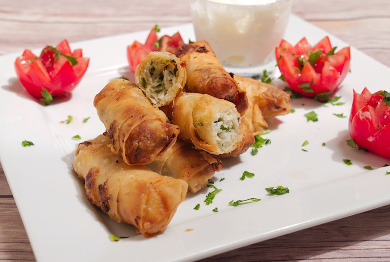 RecipesBuzz's tweet photo. If you have passion in stuffed filo #rolls, try these #mint rolls https://t.co/qFvW9pFTDT https://t.co/1groseJA0G